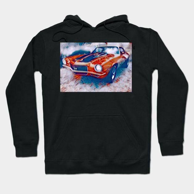 Dreamy Camaro Hoodie by StewStudio